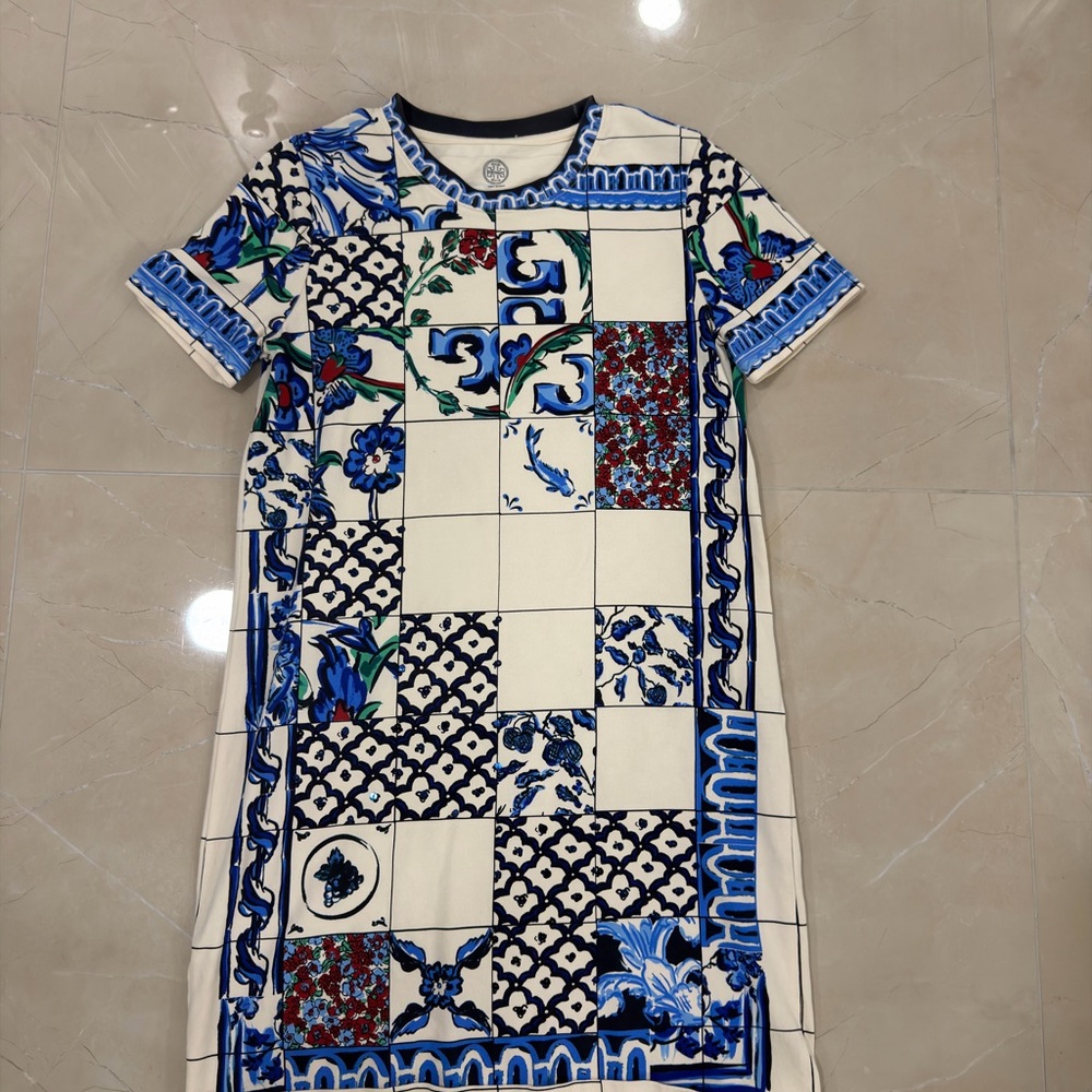 Tory Burch elegant Patchwork Dress - image 1